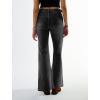 EMMIOL Women’s Flare Wide Leg Jeans Stretchy High Waisted Bell Bottom 2026 Basic Bootcut Denim Pants(C-black)