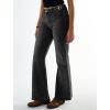 EMMIOL Women’s Flare Wide Leg Jeans Stretchy High Waisted Bell Bottom 2026 Basic Bootcut Denim Pants(C-black)
