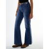 EMMIOL Women’s Flare Wide Leg Jeans Stretchy High Waisted Bell Bottom 2026 Basic Bootcut Denim Pants(C-denim Blue)