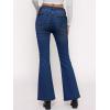 EMMIOL Women’s Flare Wide Leg Jeans Stretchy High Waisted Bell Bottom 2026 Basic Bootcut Denim Pants(High Rise Dark Blue)