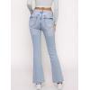 EMMIOL Women’s Flare Wide Leg Jeans Stretchy High Waisted Bell Bottom 2026 Basic Bootcut Denim Pants(High Rise Sky Blue)