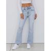 EMMIOL Women’s Flare Wide Leg Jeans Stretchy High Waisted Bell Bottom 2026 Basic Bootcut Denim Pants(High Rise Sky Blue)