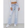 EMMIOL Women’s Flare Wide Leg Jeans Stretchy High Waisted Bell Bottom 2026 Basic Bootcut Denim Pants(High Rise Snow Blue)