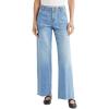 EMMIOL Baggy Jeans Women Straight Leg Mid Rise Boyfriend Wide Leg High Waisted Cute Trendy Y2K Loose Fit Pants Stretchy(009-light Blue)