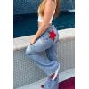 EMMIOL Jeans for Women High Waisted Women’s Jeans with Star Patches, Vintage Y2K Denim Pants,Flare Style(Light-blue Flare)