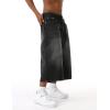 EMMIOL Mens Baggy Jean Shorts Loose Fit Denim Shorts Men Summer Casual Jorts Y2k Hip Hop Short Jeans Streetwear Clothes