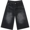 EMMIOL Mens Baggy Jean Shorts Loose Fit Denim Shorts Men Summer Casual Jorts Y2k Hip Hop Short Jeans Streetwear Clothes