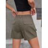 EMMIOL Women’s Cotton Casual Multi-Pockets Relaxe Fit Jeans Shorts Women’s Cargo Summer Leitch Shorts Denim Cargo Shorts