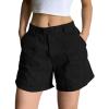 EMMIOL Women’s Hiking Cargo Shorts Y2k Jeans Jorts with Pockets Work Golf Short Lightweight Outdoor Active Summer for Women