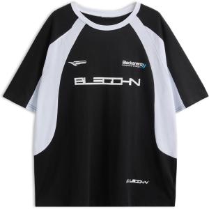 EMMIOL Men’s T Shirts Oversized Short Sleeves Unisex Loose Solid Streetwear Tee Crew Neck Cotton Tops(Black-d)