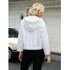 EMMIOL Womens Jean Jackets Long Sleeve Double-breasted Button Casual Denim Coat with Pockets(Z3-white)