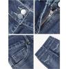 EMMIOL Mid-Low Rise Flare Jeans for Women, Y2K Baggy Boot Cut Flared Bootcut Wide Leg Womens Denim Pants Stretch(005-mid Blue)