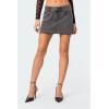 EMMIOL Skirts for Women Mid/Low Rised Sexy Mini Dress 2026 Trendy Summer Y2k Clothes Denim Skirt(F Dark Grey)