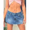 EMMIOL Skirts for Women Mid/Low Rised Sexy Mini Dress 2026 Trendy Summer Y2k Clothes Denim Skirt(Sky Blue)