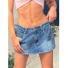 EMMIOL Skirts for Women Mid/Low Rised Sexy Mini Dress 2026 Trendy Summer Y2k Clothes Denim Skirt(Sky Blue)