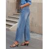 EMMIOL Women’s 2026 Wide Leg Jeans Distress Mid Waist Denim Pants Vintage Y2K Trousers(Mid Blue-cropped)