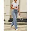 EMMIOL Women’s Wide Leg Jeans Low Rise Trendy Seamed Front Baggy Vintage Denim Pants with Pockets(Vintage Blue)