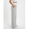 EMMIOL Wide Leg Sweatpants for Women Baggy High Waisted Lace Trim Trendy Yoga Pants Casual Daily Lounge Pants(Gray)