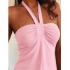 EMMMIOL Sleeveless Tank Top for Women – Sexy Babydoll Tie Up Crop Tops Y2K Cute Stretchy Going Out Clothes Summer Outfits(Pink)