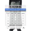 EMMIOL Baggy Jeans Men Wide Leg,Y2k Hip Hop Skater Denim Cargo Pants Vintage Loose Fit,Relaxed Long Trousers Streetwear(007-green-b)