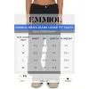 EMMIOL Baggy Jeans Men Wide Leg,Y2k Hip Hop Skater Denim Cargo Pants Vintage Loose Fit,Relaxed Long Trousers Streetwear(Black-b)