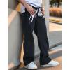 EMMIOL Baggy Jeans Men Wide Leg,Y2k Hip Hop Skater Denim Cargo Pants Vintage Loose Fit,Relaxed Long Trousers Streetwear(White)