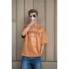 EMMIOL Mens Y2k Baggy Shirts Graphic Tees Oversized Crew Neck Short Sleeve Streetwear Tshirts Summer Tops 2026(Brown)
