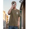 EMMIOL Mens Y2k Baggy Shirts Graphic Tees Oversized Crew Neck Short Sleeve Streetwear Tshirts Summer Tops 2026(Coffee)