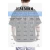 EMMIOL Mens Y2k Baggy Shirts Graphic Tees Oversized Crew Neck Short Sleeve Streetwear Tshirts Summer Tops 2026(Gray)