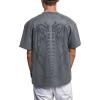 EMMIOL Mens Y2k Baggy Shirts Graphic Tees Oversized Crew Neck Short Sleeve Streetwear Tshirts Summer Tops 2026(Grey)