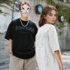 EMMIOL Mens Y2k Baggy Shirts Graphic Tees Oversized Crew Neck Short Sleeve Streetwear Tshirts Summer Tops 2026(White-a)