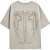 EMMIOL Mens Y2k Baggy Shirts Graphic Tees Oversized Crew Neck Short Sleeve Streetwear Tshirts Summer Tops 2026(Apricot-a)