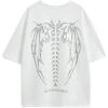 EMMIOL Mens Y2k Baggy Shirts Graphic Tees Oversized Crew Neck Short Sleeve Streetwear Tshirts Summer Tops 2026(White-a)