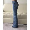 EMMIOL Women Flared Bootcut Jeans Mid-High Waist Jeans Stretch Trendy Bell Bottom 90s Denim Pants