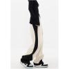 EMMIOL Y2K Baggy Sweatpants for Women, 2026 Barrel Leg Joggers, High Waisted Wide Leg Lounge Pants with Pockets(Apricot)
