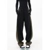 EMMIOL Y2K Baggy Sweatpants for Women, 2026 Barrel Leg Joggers, High Waisted Wide Leg Lounge Pants with Pockets(Dark Green)