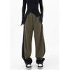 EMMIOL Y2K Baggy Sweatpants for Women, 2026 Barrel Leg Joggers, High Waisted Wide Leg Lounge Pants with Pockets(Green)