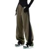 EMMIOL Y2K Baggy Sweatpants for Women, 2026 Barrel Leg Joggers, High Waisted Wide Leg Lounge Pants with Pockets(Green)