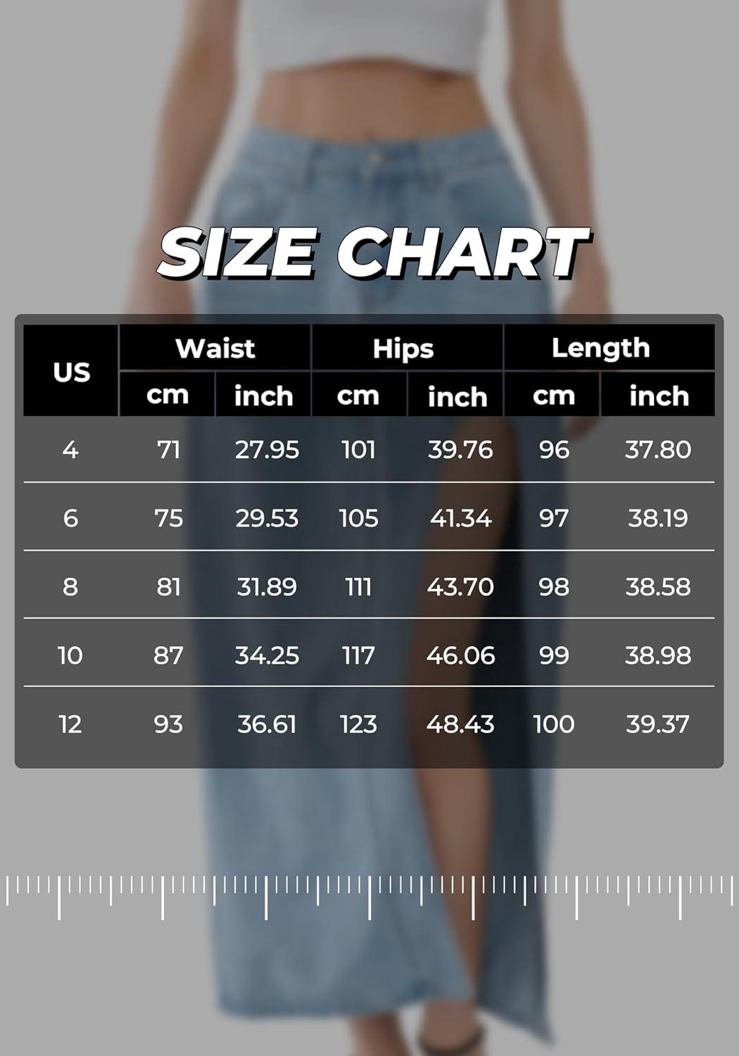 image:imageJean Skirts for Women Maxi Side Slit Sexy Dress 2026 Summer Trendy Sexy Denim Long SkirtGrey