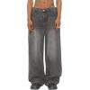 EMMIOL Cargo Baggy Jeans for Men, Pants Wide Leg, Relaxed Loose Fit Denim Y2K Straight Leg Streetwear Vintage(201-dark Grey)
