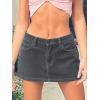 EMMIOL Corduroy Skirts for Women Mid/Low Rised Casual A Line Mini Dress 2026 Trendy Y2k Clothes(Corduroy Grey)