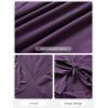 EMMIOL Sexy V Neck T Shirts for Women – Short Sleeve Slim Fit Bow Bandage Cute Crop Tops Y2k 2026 Summer Going Out Clothes(Purple Bow Bandage)