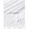 EMMIOL Sexy V Neck T Shirts for Women – Short Sleeve Slim Fit Bow Bandage Cute Crop Tops Y2k 2026 Summer Going Out Clothes(White Bow Bandage)