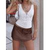 Women Deep V Neck Tops Sexy Sleeveless Crop Top Stretchy Trendy Going Out Tank Top Cute Summer Clothes(Z-white Floral)