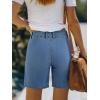 EMMIOL Womens Jean Shorts High Waisted Denim Trendy Casual Jorts(Blue-016)
