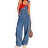 EMMIOL Women’s 2 Piece Outfits, Mid-High Waisted Stretchy Jorts & Denim Bib Overalls Pants, Casual Summer Streetwear Sets
