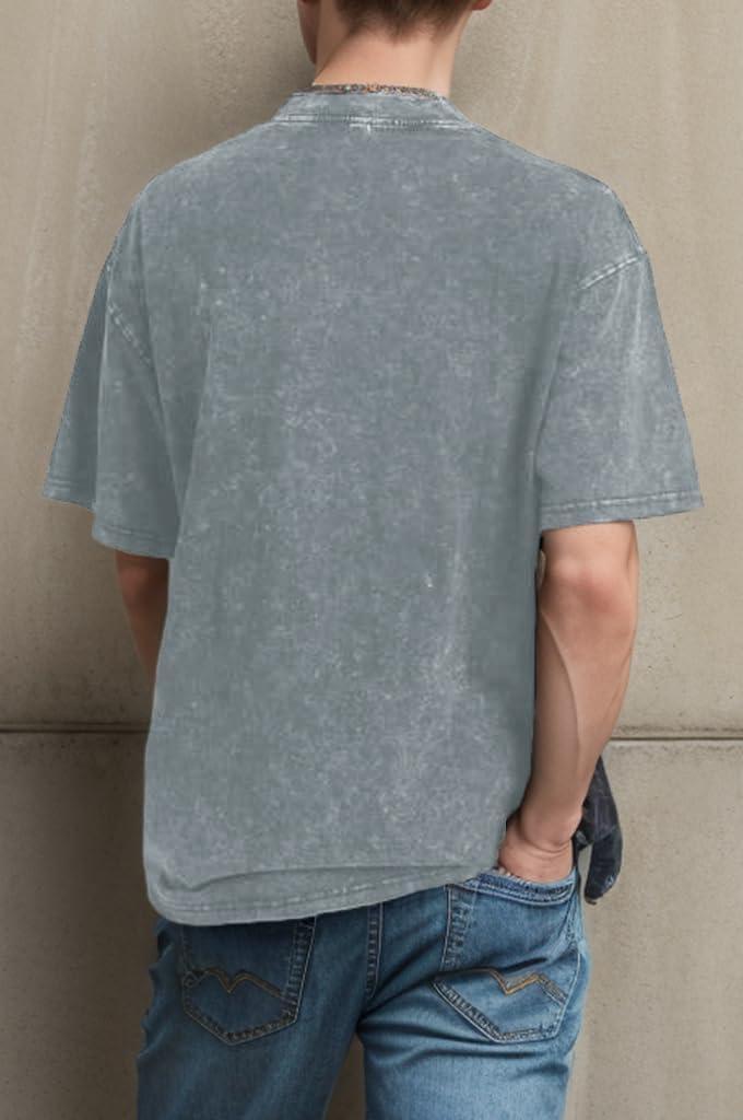 image:imageEMMIOL Baggy Jean Shorts MenMens Y2k Baggy Shirts Graphic Tees Oversized Comfy Casual Streetwear Summer