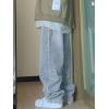 EMMIOL Baggy Jeans for Women Mid-Low Waist Streetwear Jeans Wide Leg Denim Pants Light Blue,S