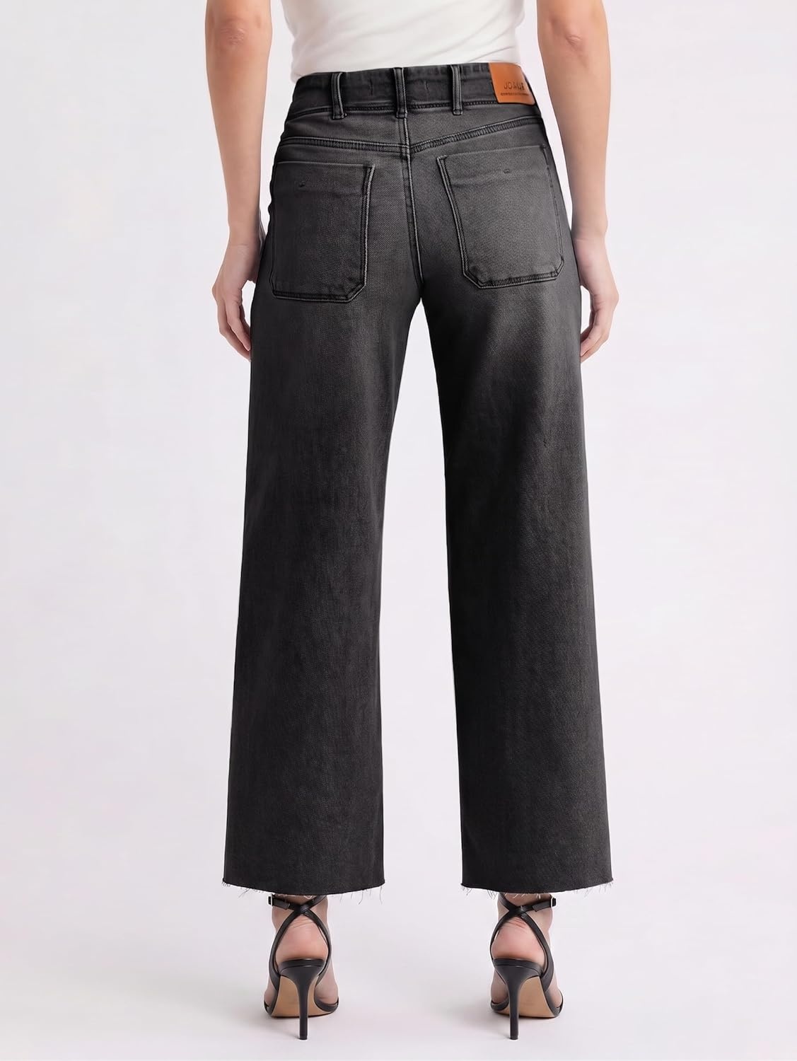 image:imageEMMIOL Baggy Straight Leg Jeans Y2K Vintage Distressed Loose Fit Large Pocket Boyfriend Wide Leg Trousers Vintage Blue009black 1